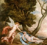 Dyck, Anthony van Cupid and Psyche (mk25) oil on canvas